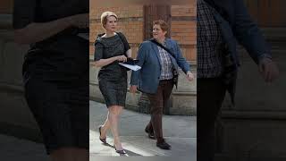 Cynthia Nixon and Christine Marinoni couple viral famousshorts music hollywood [upl. by Ittak373]