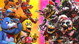 SFM FNaF Lethal Animatronics vs FNAF Movie [upl. by Oecile]