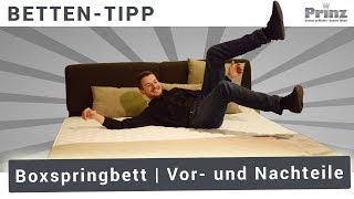 Boxspringbett kaufen  4 Vorteile von Boxspringbetten WICHTIG😃💤 [upl. by Joslyn]