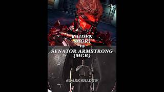 Raiden vs Senator Armstrong  battle shorts [upl. by Assyral]