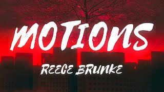 Reece Brunke  Motions ft boyband Official Lyric Video [upl. by Animor]