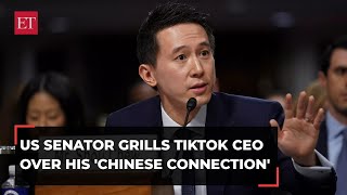 TikTok CEO denies links with Communist Party of China says Im Singaporean  US Senate hearing [upl. by Analaj]