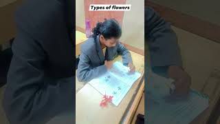 Biology practical activity cl 7 Types of flowers [upl. by Piderit]