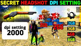 Free Fire DPI Settings  Free Fire Dpi Settings 2gb 3gb 4gb 6gb 8gb Ram Mobile  Khuni Gamers [upl. by Eineg128]