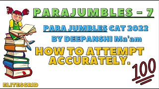 Parajumbles Practice for CAT  Elites Grid  Video  7 [upl. by Yerocal258]