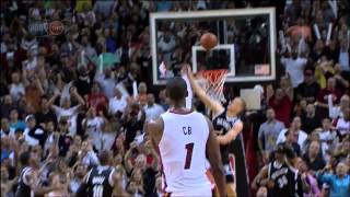 Mason Plumlee gamesaving block on LeBron James Nets at Heat [upl. by Gualterio289]