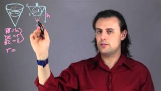 How to Maximize the Volume of a Sphere Within a Cone  Physics amp Calculus Lessons [upl. by Oecam]