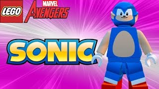 LEGO Marvel Avengers Vingadores SONIC MOD [upl. by Aisya]