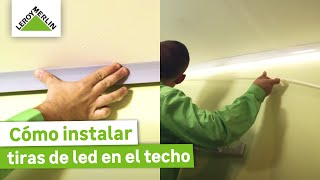 Cómo instalar tiras de led en techo ¡Guía paso a paso  LEROY MERLIN [upl. by Anees5]