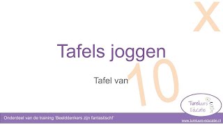 Tafeljoggen tafel van 10 [upl. by Yesor]