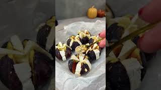 Baked figs with Camembert recipe cooking food [upl. by Etz]