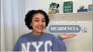 Como organizar os estudos para residência multiprofissional contei tudo 📚🩺 [upl. by Latoyia]