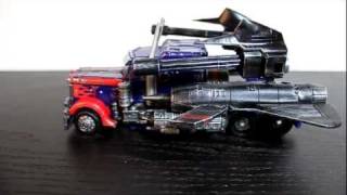 Transformers DOTM Voyager Jetwing Optimus Prime Custom [upl. by Aihgn]