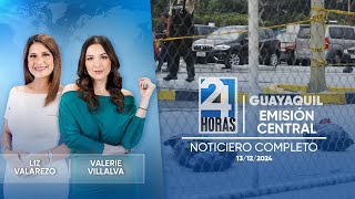 Noticiero de Guayaquil Emisión Central 13122024 [upl. by Ormond81]