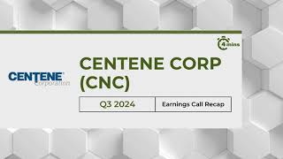 Centene Corp CNC Earnings Call Recap for Q3 2024 [upl. by Hnid]