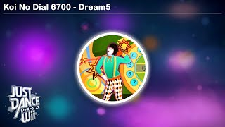 Koi No Dial 6700  Dream5  Just Dance Wii [upl. by Dre498]