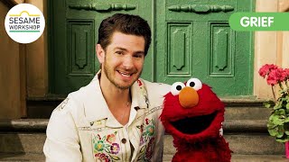 Andrew Garfield and Elmo Explain Grief  Sesame Workshop [upl. by Riada]