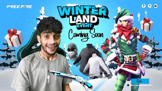 WINTERLAND 2024 EVENT COMING SOON ❄️ Garena Free Fire [upl. by Magan]