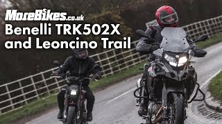 FIRST LOOK Benelli TRK502X and Leoncino Trail [upl. by Lust]