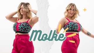 Fun Comfortable amp WIREFREE Bralettes for a Fuller Bust  Molke Review [upl. by Yrac]