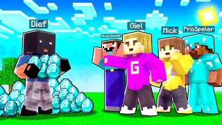 KLEURSTAD vs DIEF FILM Minecraft Survival [upl. by Oruntha]