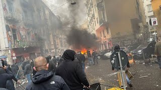 Napoli vs Eintracht Frankfurt 15032023 Riots  Riportiamo i giorni migliori del passato [upl. by Seif43]