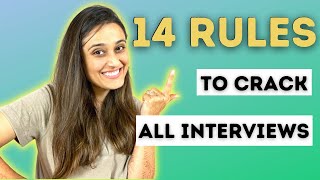 Follow these 14 Basic Rules to ensure you crack every interview [upl. by Suryc]