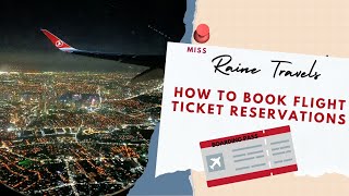 How to book a verifiable flight ticket for Visa Applications [upl. by Dayiz]