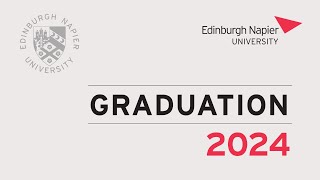 Edinburgh Napier University Graduation 11am Thursday 31st October 2024 [upl. by Auston283]