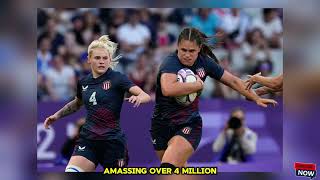 Ilona Maher How a US Rugby Sevens Star Became One of the Games Biggest Sensations [upl. by Aicnorev]