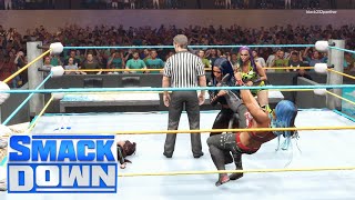 WWE2K23 SMACKDOWN HEATWAVE MIA YIM AND TEGAN NOX VS KAOS [upl. by Ollayos]