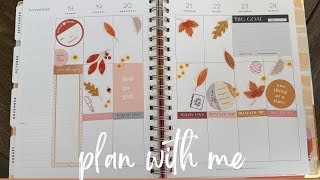 Weekly Planner Setup  Fall Edition  Plan with Me [upl. by Amocat446]