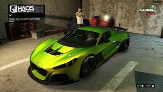 GTA 5 Online  Coil Cyclone II Rimac Nevera Customization [upl. by Safko]