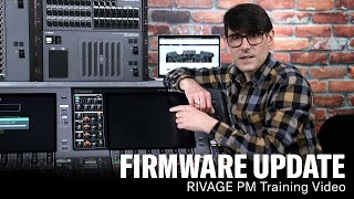 RIVAGE PM Training Video – Firmware Update [upl. by Macri816]