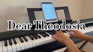 Dear Theodosia  Hamilton  Piano Cover by Diana Lopez [upl. by Tteltrab]