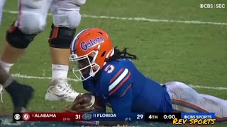 LAST Play of Florida VS Alabama Game  2021 Highlights [upl. by Dirraj269]