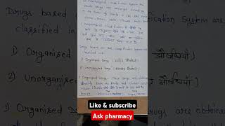 Pharmacognosy chapter 2 ytshorts shorts [upl. by Sillyrama730]