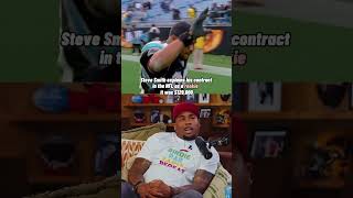 Steve Smith explains his rookie contract 😳 shorts shortvideo nfl football youtubeshorts [upl. by Nuj]