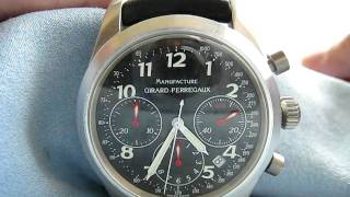 芝柏 Girard Perregaux Ferreri F1047 Ref4955 Aluminium Chronograph Function Testing [upl. by Flinn]