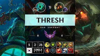 Thresh Support vs Nautilus  KR Master Patch 1413 [upl. by Ferdinand]