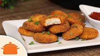 Como Fazer Nuggets Caseiros  Receita Fácil [upl. by Aerdnahc]