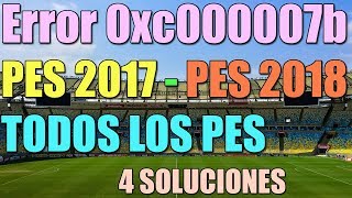 Error 0xc000007b PES 2017PES 2018 en Windows 1087 I 4 SOLUCIONES 2024 ✅ [upl. by Albemarle]