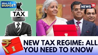 New Tax Rules 2024  Sitharaman Announces Changes In Tax Slabs Under New Tax Regime Under Budget 24 [upl. by Anertac998]