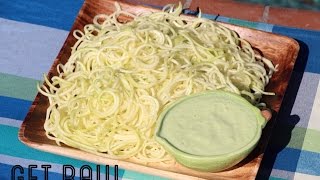 GET RAWFideos con Salsa de Aguacate para Reemplazar la Cena [upl. by Ebarta]