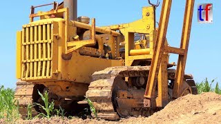 Video Documentary Vintage CATERPILLAR D5  Aseries  Pipelayer  Rohrleger Germany 2017 [upl. by Mendel]