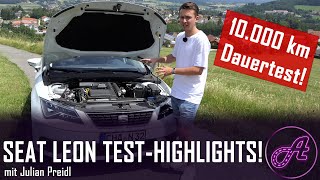 SEAT Leon ST Test deutsch 2019 │ Review │ Dauertest │ Die 10 größten Highlights Teil 1 │ TGI [upl. by Elok275]