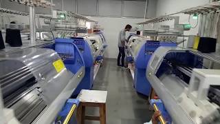 KNITCING GOLD 33 SYSTEM 100quot INCHES FLAT KNITTING MACHINE [upl. by Auhsuoj]