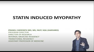 Statin Induced Myopathy  All You Need to Know by Dr Pramil Cheriyath MD [upl. by Atelokin]