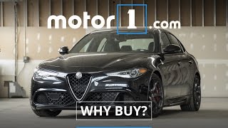 Why Buy  2017 Alfa Romeo Giulia Quadrifoglio Review [upl. by Attelrahc]