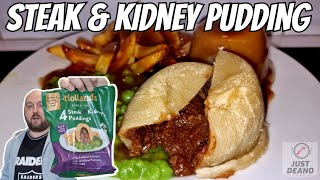 Is a STEAK amp KIDNEY PUDDING better than a STEAK amp KIDNEY PIE  Food Review  Hollands Pie  NICE [upl. by Aryas]